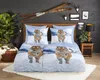 Duvet cover Good Morning 155x220 + 1* 80x80 cm - tiger in Produktbild-Vorschau 2