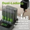 Rychlonabíječka GP M451 včetně 8x NiMH AA akumulátorů 2600 Náhled obrázku produktu 9