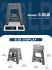 Tritthocker Klappbar Klapphocker Faltbar Höhe 40cm für Produktbild-Vorschau 4