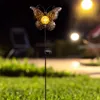 HI LED Solar Gartenstecker Schmetterling 102cm Produktbild-Vorschau 4
