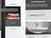 Forte CHAMP Waschbeckenunterschrank 70, moderner Badschrank Produktbild-Vorschau 7