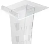 Přednáškový pult 110 cm Akrylové pódium Stojící stůl Náhled obrázku produktu 10