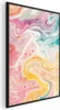 Posterpapier Poster - Colorful Chaos - dynamic shapes in Produktbild-Vorschau 1