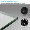 IMPTS Duschkabine 80x80cm Viertelkreis Duschabtrennung Produktbild-Vorschau 4