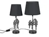 Formano Antik-silberfarbene Papageienlampe mit schwarzem Produktbild-Vorschau 5