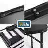 Vilde | Stolik campingowy z 4 taboretami zestaw - 120x60 cm Podgląd zdjęcia produktu 4