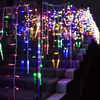 3.5M Bunt Eisregen Lichterkette LED Eiszapfen Produktbild-Vorschau 5