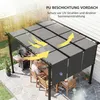 Outsunny Pavillon ca. 3,5 x 3 m Pergola, Produktbild-Vorschau 5
