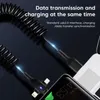Cavo USB 3 in 1 tipo-C+micro+iPhone cavo di ricarica per Anteprima dell’immagine prodotto 4