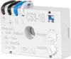 A white electrical timer relay device with wires connected. Náhľad obrázku produktu