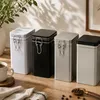 Kaffeedose / Vorratsdose - weis - Verschluss - 12 x 8 x 20 Produktbild-Vorschau 4