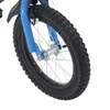 14 Zoll Kinderfahrrad mit Stützrädern Fahrrad Blau für Produktbild-Vorschau 7