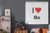 MuchoWow® Wandteppich Wandbehang Ich liebe - Bo - Girl Produktbild-Vorschau 5