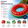 Plavecký kruh ve tvaru koblihy, nafukovací, průměr 120 cm – Náhled obrázku produktu 7