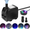 MIAJARD Springbrunnen Pumpe,12 LED Aquariumpumpe mit Produktbild-Vorschau 1
