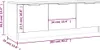 vidaXL TV skříňka bílá 102x35x36,5 cm Dřevěný materiál Náhled obrázku produktu 8