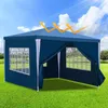 ISOISL Pavillon 3x3 m Blau Partyzelt Gartenpavillon mit Produktbild-Vorschau 15