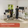 AREBOS Elektryczny Stelaż Biurka z Regulacją Wysokości Podgląd zdjęcia produktu 4