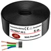 5m Gummischlauchleitung Baustellenkabel H07RN-F 3G1 Produktbild-Vorschau 4
