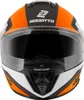 Bogotto FF122 BGT Helm, orange/weiß, M (57/58) Produktbild-Vorschau 3