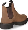 A single brown boot is shown from the side against a white background. Podgląd zdjęcia produktu
