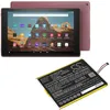 A tablet and its replacement battery are shown. Produktbild-Vorschau