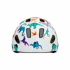 Kinderfahrradhelm Lazer Pnut KinetiCore Weiß Dinosaurier Produktbild-Vorschau 3