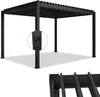 Juskys Lamellendach Tahiti 3x4 m - Stahl Pergola stabil & Produktbild-Vorschau 1