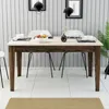 Skye Decor, tavolo da pranzo di alta qualità, noce e Anteprima dell’immagine prodotto 2