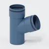 POLOPLAST Abzweig, DN90/90, POLO-KAL XS, PP-MD, Ø90mm, Produktbild-Vorschau 1