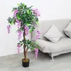 Blauregen Wisteria Glyzinie Kunstpflanze Kunstbaum Produktbild-Vorschau 5