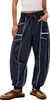 ASKSA Damen Hose Trainingshose Kordelzug Baggy Jogginghose Voir les images du produit 1