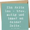 Mr. & Mrs. Panda Grußkarte Spruch Akita Inu Freund - Produktbild-Vorschau 1
