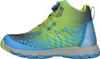 A side view of a single children's hiking boot. Produktbild-Vorschau