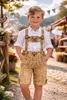 PAULGOS Kinder Trachten Lederhose Kurz - KK2 - Echtes Leder Produktbild-Vorschau 6