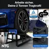 NTG Profi Auffahrrampen Set 2 Tonnen (2000kg) – Extra Breit Produktbild-Vorschau 2