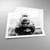 Poster - Poster ohne Rahmen - Fotograf Schwarzweiß Doppel - Produktbild-Vorschau 3