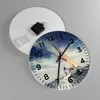 Wanduhr - Rund - Glasuhr - Segeln Yacht Reise - 30x30cm - Produktbild-Vorschau 2