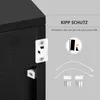 Komoda HOMCOM s 2 zásuvkami a 2 dvířky do obývacího pokoje Náhled obrázku produktu 7