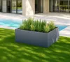 Herstera Garden Cube Low XL flacher Outdoor Pflanzkasten Produktbild-Vorschau 3