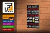 Holzschild Spruch 12x18cm Bar rules Bier my bar my rules Produktbild-Vorschau 4