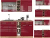 Singleküche Vicco R-Line Rot Hochglanz/Goldkraft Eiche 160 Produktbild-Vorschau 8