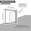 Windhager Insektenschutzrollo BASIC, Alu, dunkelgrau, Produktbild-Vorschau 3