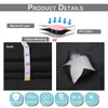 110x203cm Blackout Thermal Door Curtain Eyelets Vodotěsné Náhled obrázku produktu 8