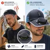 Cappellino da baseball da uomo con ventilatore a energia Anteprima dell’immagine prodotto 3