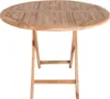 Oline Table de jardin Ø100 cm, en teck massif. Voir les images du produit 3