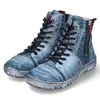 KRISBUT Komfort Stiefeletten Damen 31343437333337 Blau 39 Produktbild-Vorschau 2