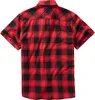 Brandit Check Shirt Short Sleeve red/black, 3XL Produktbild-Vorschau 2