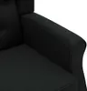 vidaXL Sessel mit Fußhocker Schwarz Stoff Produktbild-Vorschau 6