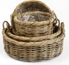 Natur Rattankorb NORDERNEY Kubu Grey ca.40cm Pflanzkorb Produktbild-Vorschau 6